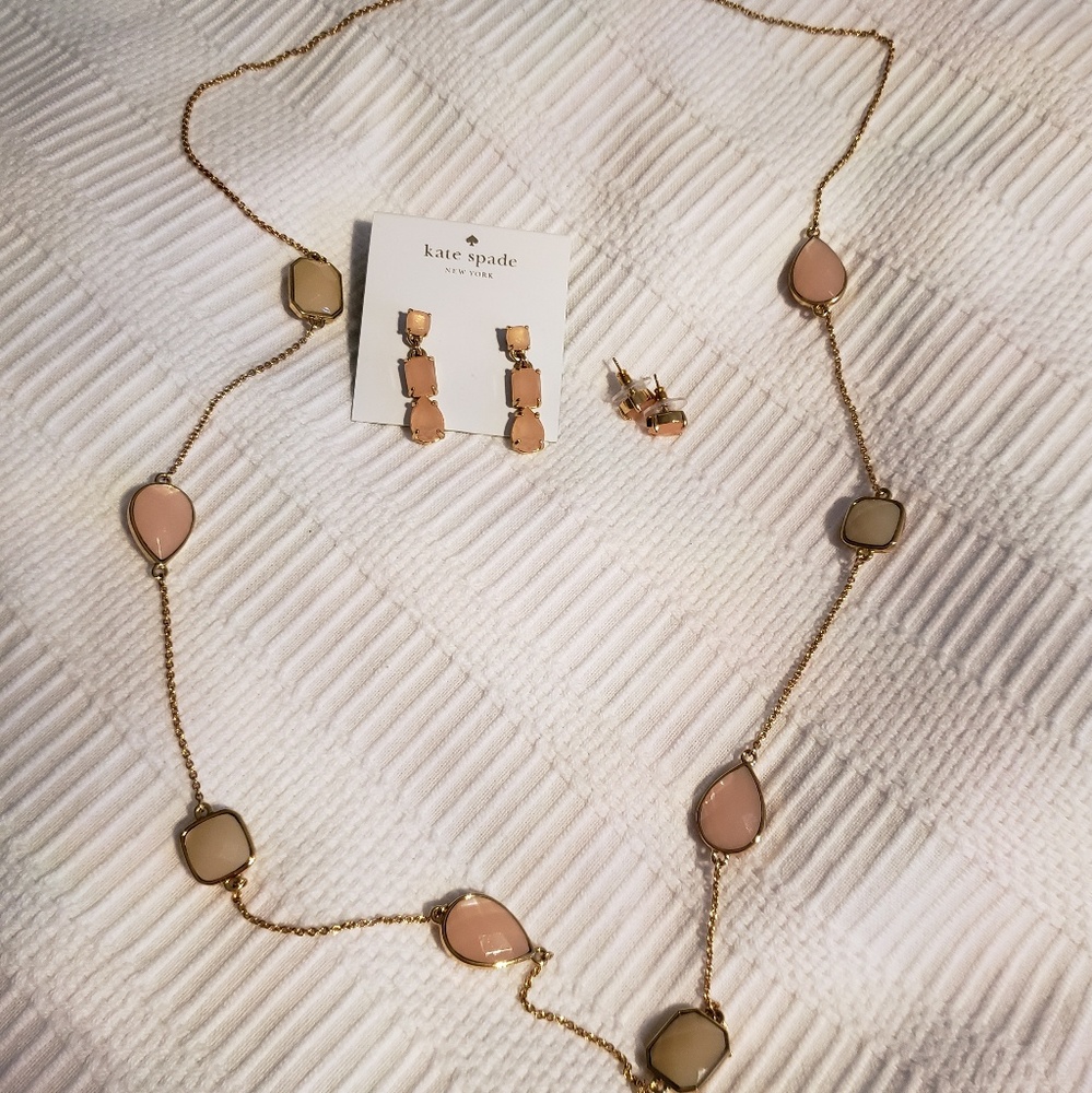 Kate Spade Jewelry Necklace and Earrings